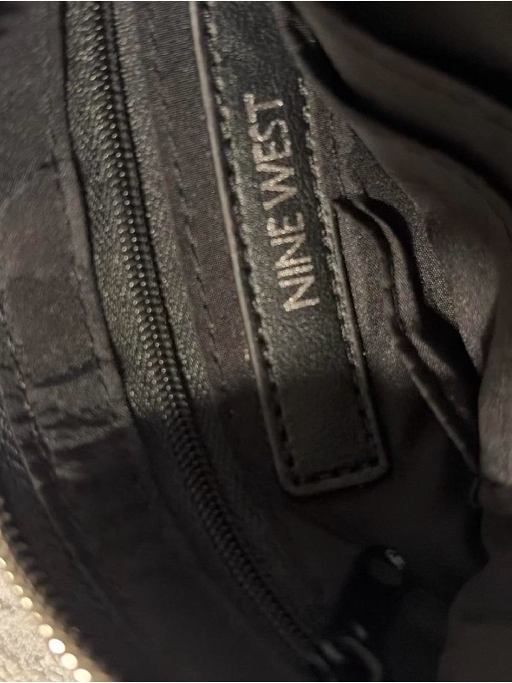Nine West Black Men's Interior Zipper Organizer Bag